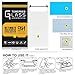 XUZOU x070 Screen Protector Tempered Glass, Anti-Scratch, Easy to Install, 9H Hardness for Samsung Galaxy S8 Plus - Black - 2 Piece