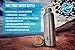 Tree Tribe Stainless Steel Water Bottle 20 oz - Indestructible, BPA Free, 100% Leak Proof, Eco Friendly, Double Wall Insulated Technology for Hot and Cold Drinks, Wide Mouth, Bamboo Cap