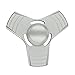 Hand Spinner, BESTTP Metal 3D Ultra Durable Triangle Hand Spinner EDC Fidget Spinner Toy Fingertip Gyro for For ADD, ADHD, Anxiety, Made High Speed - Up to 5 Mins (Silver)