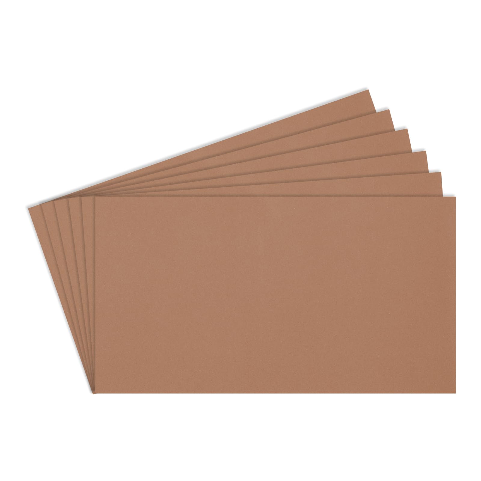 Rebower 6Pcs Foam Sheets Crafts Foam Arts Paper 12 x 8 x 1/16 Inch [for Crafts Project, Scrapbooking, DIY, Party Handicraft, Costumes]-30cm x 20cm x 1.7mm / Light Brown