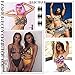 Victray Boho Body Chain Beach Breast Chains Nightclub Chest Chain Fashion Body Jewelry Accessory Rave Harness Chains for Women and Girls