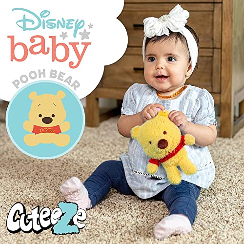KIDS PREFERRED Disney Cuteeze Winnie The Pooh Stuffed Animal Plush Toy - for Babies and Toddlers, Multicolor,7 inches,81277