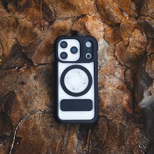 Funda Crystal Rokform Compatible con iPhone 17 Pro Max, Cubierta Magnética (Transparente)