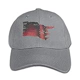 Dhf016974s Torn Flag Pure Color Baseball Cap Cotton