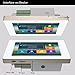 HELMER Bluetooth Amplifier in Wall, Home Stereo Audio System, 5″ Video Player with Touch Screen, White, BM207Mthumb 3