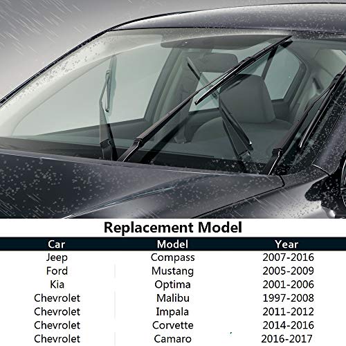 4 MIKKUPPA+Front+Windshield+Wiper+Blades