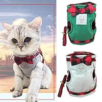 TeDUnaxxme Pet Cat Traction Belt Harness Jacket Walking Training Hand Grip Straps Leash