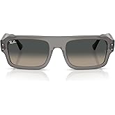 Ray-Ban Unisex Rb4454 Lukas Rectangular Sunglasses