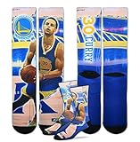 Golden State Warriors NBA Center Court Crew Socks - Stephen Curry (Medium)