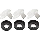 3PCS 101237 OEM for Moen Cup Seal & Diverter Gate for Plumbing Fixture or Faucet, 3800 Tub Spout Replacement Part