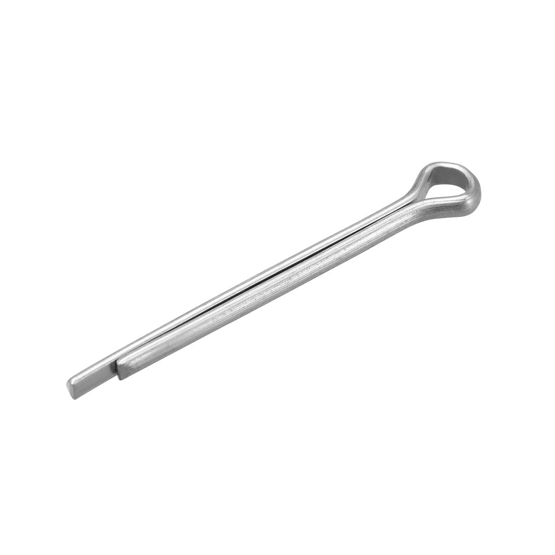 sourcing map 3mm x 35mm Zinc-Plating Steel Spring Cotter Clip Pin R Shape Hardware Fastener Clip Key 50 Pcs