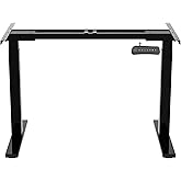 PrimeCables Standing Desk Frame Dual Motor Height and Width Adjustable, Heavy Duty Memory Sit Stand Desk Legs Base for Home O