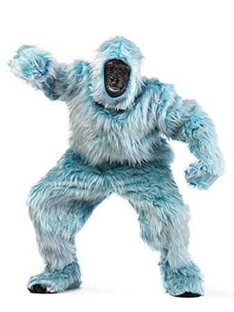 Yeti Gorilla Deluxe Kostüm hellblau L