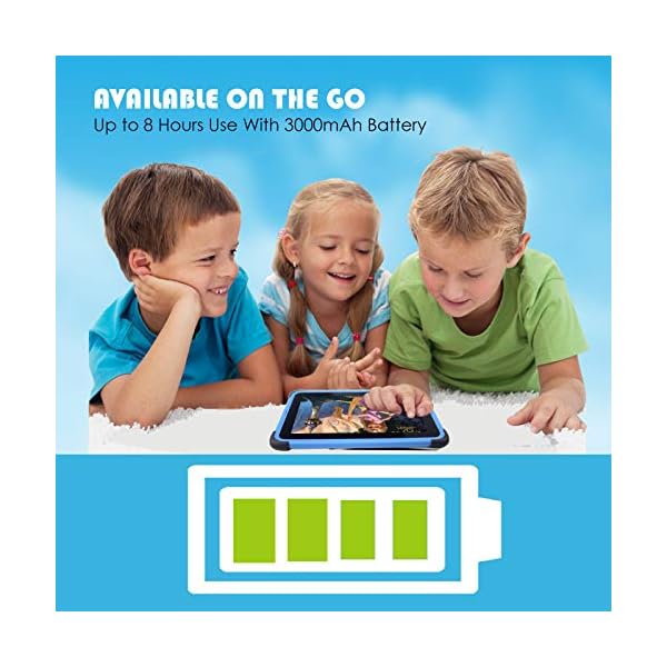 Kids Tablet 7 inch Android 11 Tablets for Kids, 32GB ROM IPS HD Display Toddler Tablet with WiFi Dual Camera Childrens…