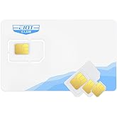 EIOTCLUB SIM Card for Data Only, 5G/4G LTE USA Compatible with Nationwide Networks for Security, Hunting Trail Game Cameras - No Contract Wireless-Triple Cut Size