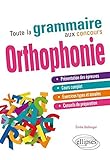 Toute la grammaire aux concours d'orthophonie by