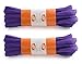 OrthoStep Oval Athletic Purple 54 inch Shoelaces 2 Pair Pack