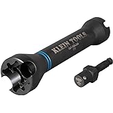 Klein Tools NRHD 5-In-1 Impact Socket, Features Three Square Socket Sizes: 3/4-,1, and 1-1/8- Inch, and Small and Large Alignment Slots