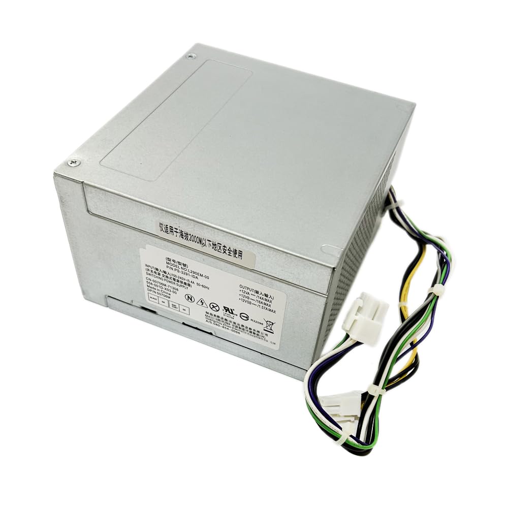 Nadalan 290W L290EM-00 L290EM-01 AC290AM-00 D290EM-00 H290AM-00 HU290EM-00 L290AM-00 Power Supply for DELL OPTIPLEX 3020 7020 8020 9020MT / T1700 T20 T3620 / PowerEdge T130 3670
