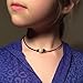 ywduoying Pearl Choker Necklace for Women Genuine Leather Cord Handmade Jewelry