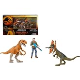 Jurassic World: Chaos Theory Ben Action Figure &amp; 2 Dinosaurs Toy Pack