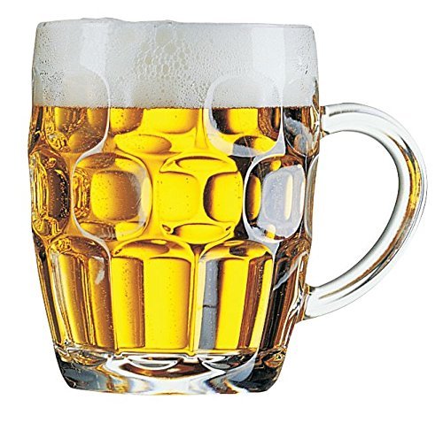 KegWorks British Pub Imperial Pint Dimple Glass. Set of 4