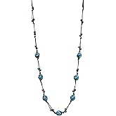 Zlanderah Bohemian Long Beaded Necklace for women, Colorful Hippie Long Layered Necklace, Handmade Boho Jewelry Gift for Mom