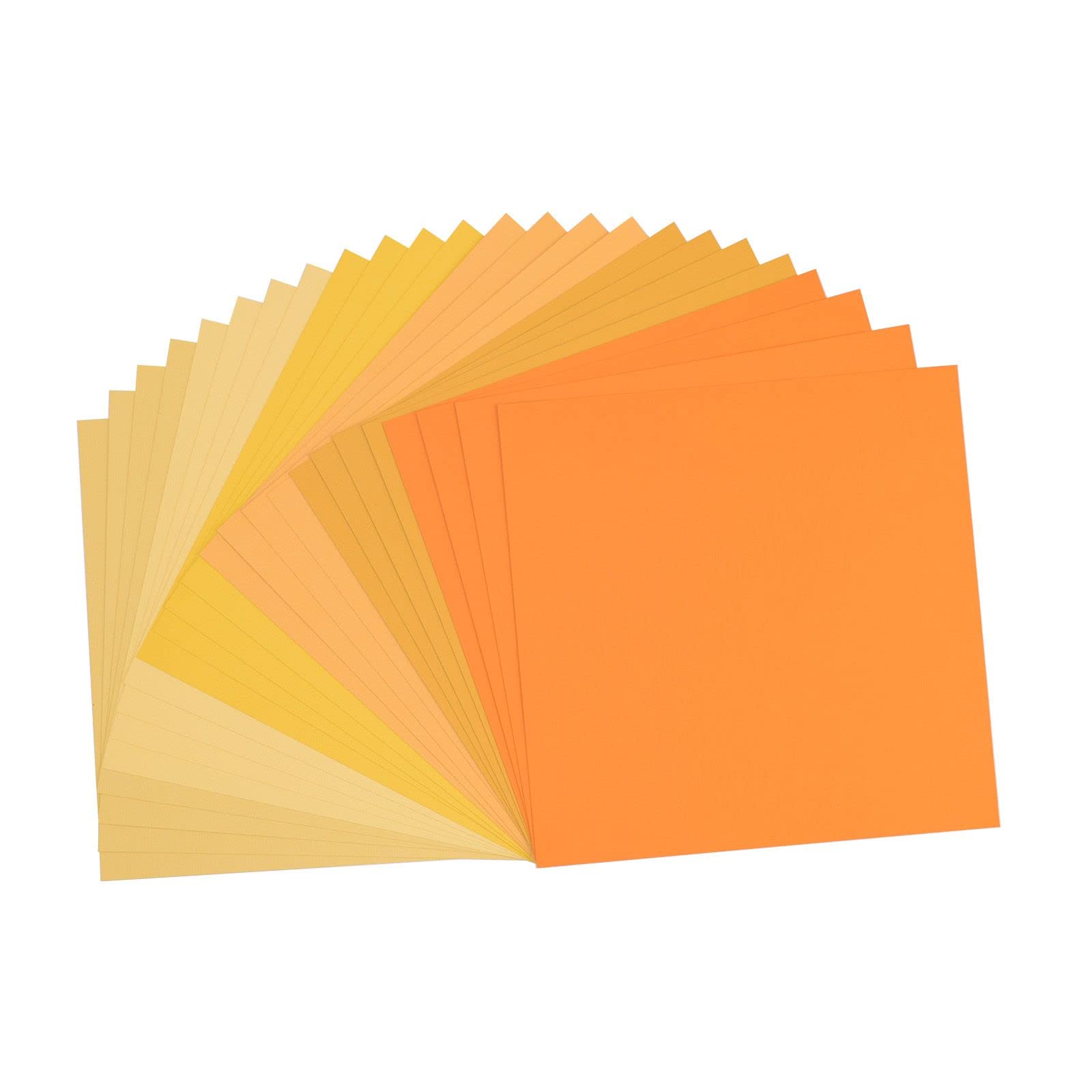 Florence Cardstock Textured - Coloured Card Making Supplies 12 x 12 inch - Yellow - 24 Sheets - Coloured Paper for Scrapbooking, Card Making and Other Paper Crafts - 216 gsm