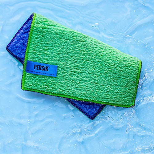 persik PureSky Ultra Microfiber Cooktop, Countertop Cleaning Scrubbing Pads JUST ADD Water No