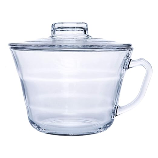 Salad Bowls Cuenco de Cristal para el Almuerzo de microondas con ...