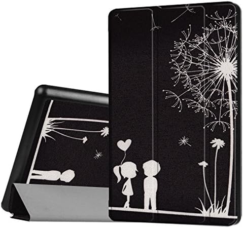 LKsung Case For All-New Amazon Fire HD 8 2016, Anti-Scratches Slim Fit Synthetic Leather Folio Protective Cover For Amazon New Fire HD 8 inch Display Tablet (2016 6th Gen Only)(dandelion love)