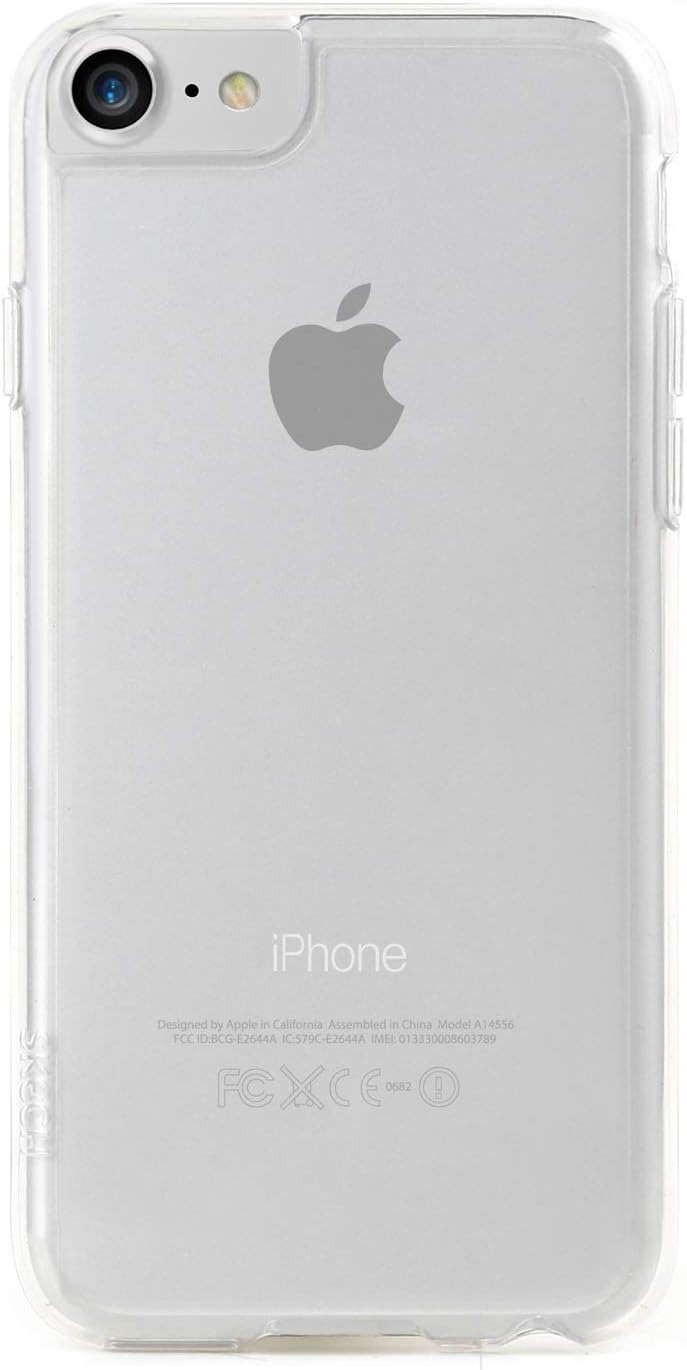 SKECHCrystal Clear iPhone Case Skin Shock Absorbent Transparent Cover Hard Shell (iPhone 7 / iPhone 6s Clear)