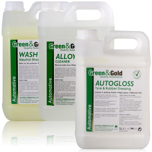 Buy TRPLE PACK 5 litres Car Wash and Wax, 5 Litres Alloy Wheel Cleaner