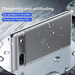for Pixel 6A Clear case,Slim Thin Soft Skin