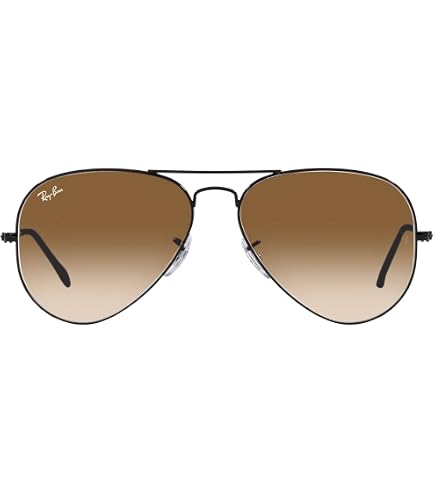 Amazon.com: Ray-Ban RB3825 Old Aviator Sunglasses, Black/Dark Grey