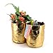 Pencil Pen Cup Holder for Desk Organizer Pencil Cup Stationary Storage Bin for Desk Table Office School Home Children Small ECO Washable Kraft Paper Gold