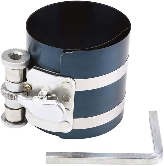 DEDC 3 inch Piston Ring Compressor, Adjustable Ratchet