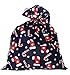 Juvale 6 Pack Jumbo Christmas Gift Bags - Candy Cane, 3 x 4 Feet, Christmas Sacks for Presents, Ideal for Wrapping Multiple and Oversized Gifts, Blue