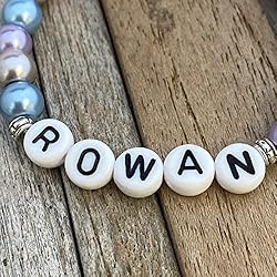 Beaded Name ID Bracelets, ID or custom Message