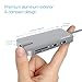 LETSCOM USB C Hub, 8-in-1 USB C Adapter with Ethernet Adapter, 4K HDMI Output, Type C Charging Port, 2 USB 3.0 Ports, Compatible for USB C Device (Grey)