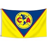 ENMOON Club Flag America Soccer Flag Banner 3x5ft/Vibrat Color/HD Printing/150D Polyster Banner For Garage Man Cave Garden Decor