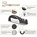 PriorityChef Precision Knife Sharpener, Designed To Create Sharp, Hollow-Finish Knife Edge, Patented Manual Tool with Non-Slip Steel Bottom – Safe and Easy to Use
