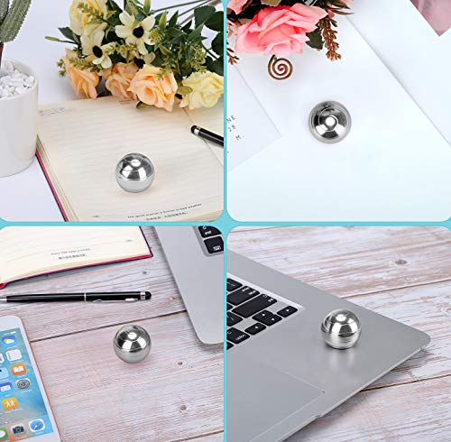 CaLeQi Desktop Ball Transfer Gyro Aluminum Alloy Kinetic Desk Toy Stress Relief Office Executive Gadgets Metal Ball Full Disassembly Rotary Decompression Toy-Small