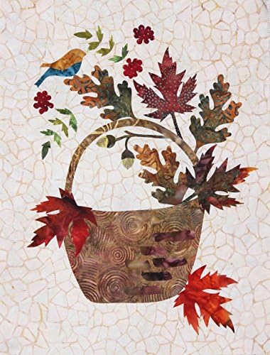 Seasonal Silhouettes Block 9 Laser Cut Fusible Applique Kit with Background