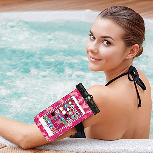 image for Sonmer Universal 6inch Waterproof Underwater Phone Case Armband Pouch 