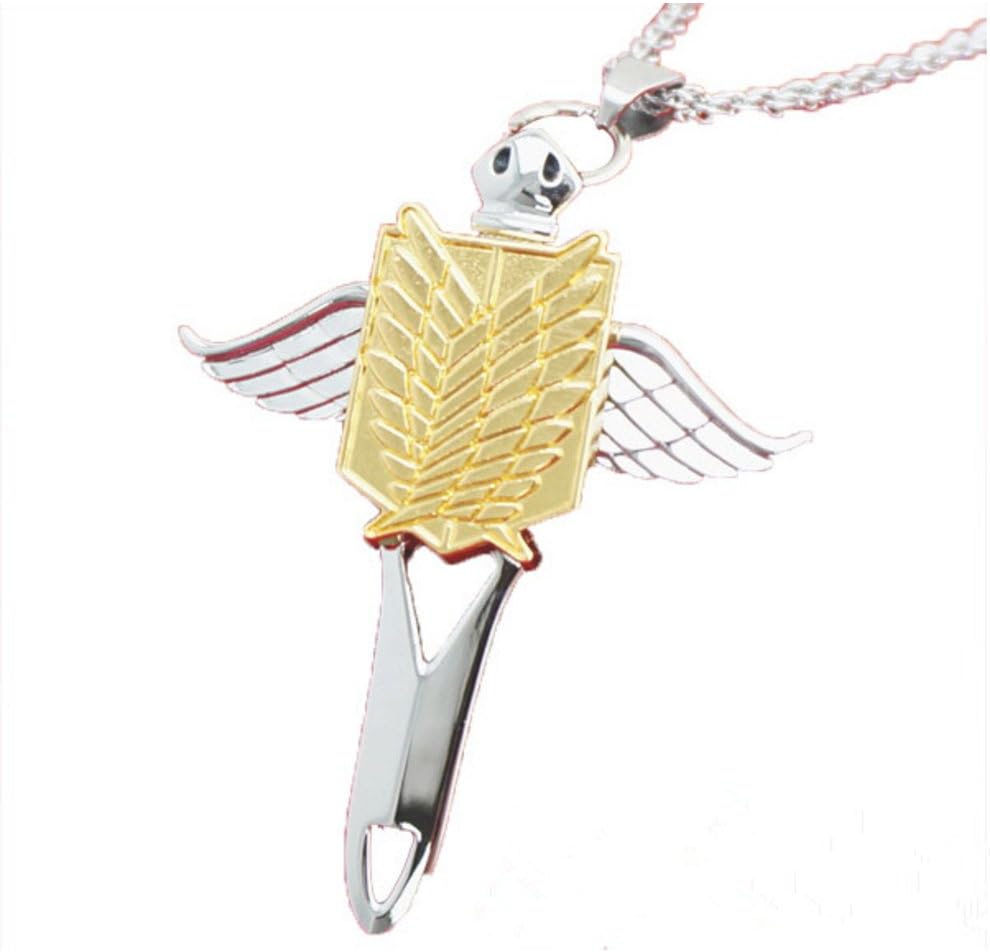 YMXING Cosplay Attack on Titan The survey Corps Necklace