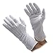 Beaded Cotton Gloves Extra Long in Black, White or Tan (Skin) Color