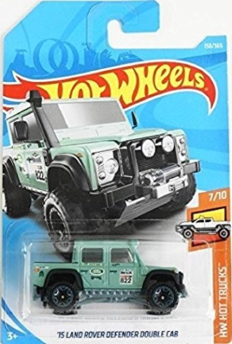 15 land rover defender double cab hot wheels