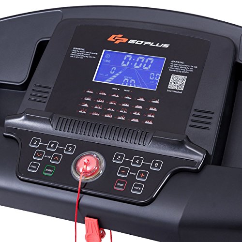 incline treadmill goplus hp folding treadmill