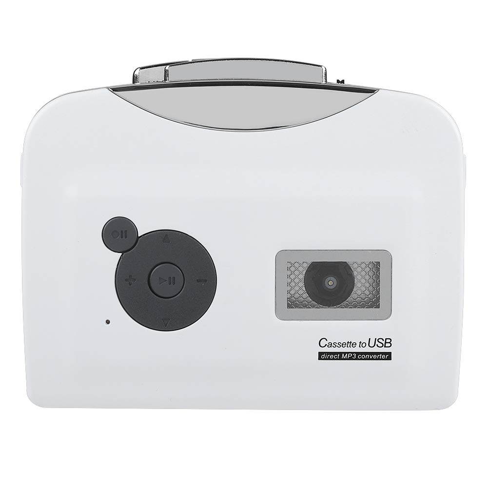 Socobeta Cassette Converter Portable Audio Player Cassette Tape to MP3 Converter with Headphone